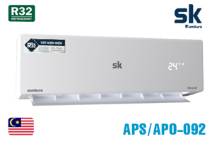 Điều hòa Sumikura 9000 BTU 1 chiều APS/APO-092 gas R-410A