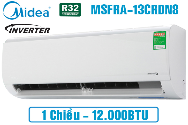 Điều hòa Midea 12000 BTU 1 chiều Inverter MSFRA-13CRDN8 gas R-32
