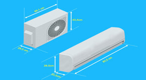 Điều hòa Midea 9000 BTU 1 chiều MSMA1-09CR
