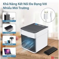 Điều Hòa Mini Hơi Nước Siêu Mát , Quạt Điều Hòa Mini Để Bàn Nhỏ Gọn Tiện Lợi