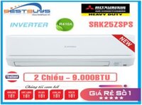 Điều Hòa Mitsubishi Heavy  9.000 BTU  2 Chiều Inverter (SRK/SRC25ZSPS-S5) MỚI 2020