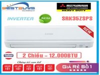 Điều hòa Mitsubishi Heavy 12.000 BTU 2 Chiều Inverter (SRK/SRC35ZSPS-S5) MỚI 2020