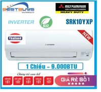 Điều hòa Mitsubishi Heavy 9000BTU 1 chiều inverter  SRK/SRC10YXP-W5  Mới 2020