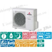 Điều Hòa Multi Mitsubishi Inverter SCM40ZM-S, 2 Chiều 13.700Btu Gas R410a