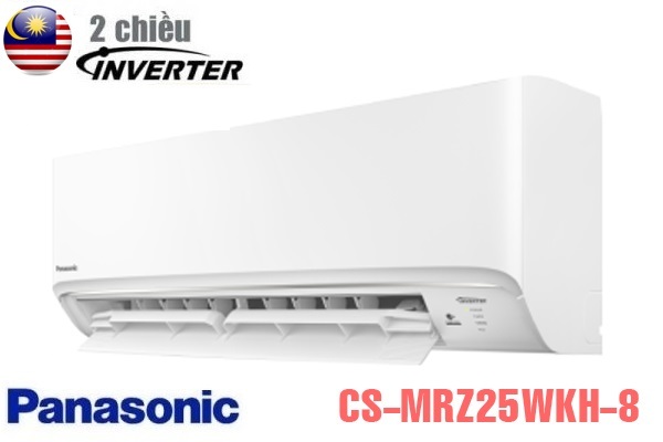 Điều hòa Panasonic Inverter 9000 BTU 2 chiều CS-MRZ25WKH-8 gas R-410A