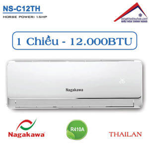 Điều hòa Nagakawa 12000 BTU 1 chiều NS-C12TH gas R-410A