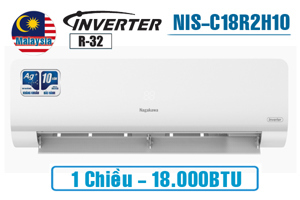 Điều hòa Nagakawa 18000 BTU 1 chiều Inverter NIS-C18R2H10 gas R-32