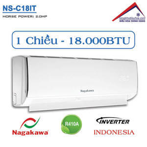 Điều hòa Nagakawa 18000 BTU 1 chiều Inverter NS-C18IT R-410A