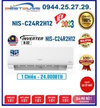 Điều hòa Nagakawa 24000BTU 1 chiều inverter NIS-C24R2H12 MỚI 2023