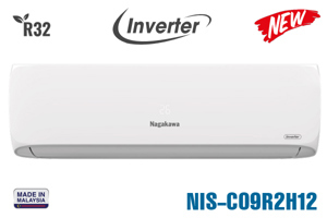 Điều hòa Nagakawa Inverter 9000 BTU 1 chiều NIS-C09R2H12 gas R-32