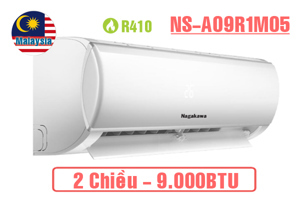 Điều hòa Nagakawa 9000 BTU 2 chiều NS-A09R1M05 gas R-410A