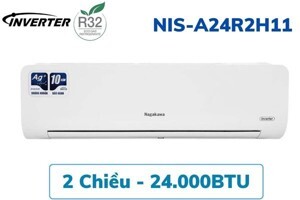 Điều hòa Nagakawa Inverter 24000 BTU 2 chiều NIS-A24R2H11 gas R-32
