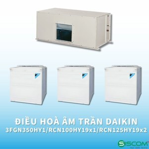 Điều hòa Daikin 350000 BTU 1 chiều 3FGN350HY1/RCN125HY19x2 gas R-410A