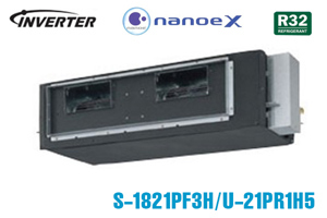 Điều hòa nối ống gió Panasonic Inverter 20500 BTU 1 chiều S-1821PF3H/U-21PR1H5 gas R-32