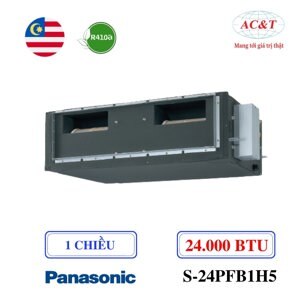 Điều hòa Panasonic 24000 BTU 1 chiều 24PFB1H5 gas R-410A