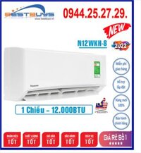 Điều hòa Panasonic 1 chiều 12000BTU N12WKH-8,HÀNG CHÍNH HÃNG  Mới 2021