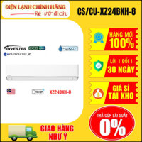 Điều hòa Panasonic 2 chiều Inverter cao cấp 24000BTU nhập khẩu Malaysia CS/CU-XZ24BKH-8