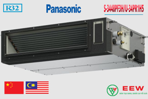 Điều hòa Panasonic Inverter 34000 BTU 1 chiều S-3448PF3H/U-34PR1H5 gas R-32