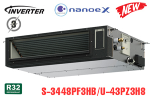 Điều hòa Panasonic Inverter 43000 BTU 2 chiều S-3448PF3HB/U-43PZ3H8 gas R-32