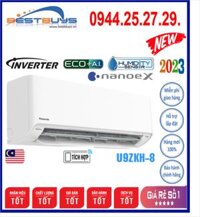 Điều hòa Panasonic 9.000BTU 1 chiều inverter U9ZKH-8 MỚI 2023