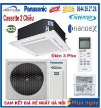 Điều hòa Panasonic Cassette 2 ChiềU 48000 Inverter S-3448PU3HB/U-48PZ3H8 Mới 2024