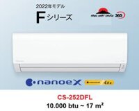 Điều hòa Panasonic CS-252DFL 10000BTU 18m2 Inverter 2 chiều NanoeX, mới nhất 2023