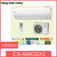 Điều hòa Panasonic CS-568CGX2 có Inverter công suất 22000BTU