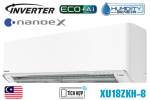 Điều hòa Panasonic Inverter 18000 BTU 1 chiều XU18ZKH-8 gas R-32