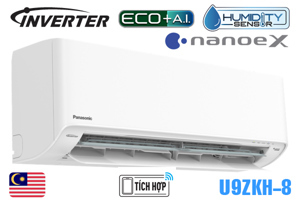 Điều hòa Panasonic Inverter 9000 BTU 1 chiều CU/CS-U9ZKH-8 gas R-32