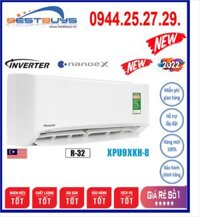 Điều hòa Panasonic Inverter 9000BTU - 1 chiều CU/CS-XPU9XKH-8