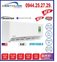 Điều hòa Panasonic Inverter 24000BTU - 1 chiều CU/CS-XPU24XKH-8