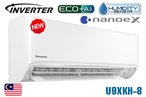 Điều hòa Panasonic Inverter 9000 BTU 1 chiều CU/CS-U9XKH-8 gas R-32