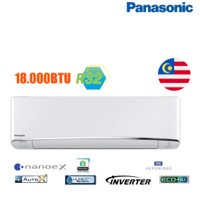 Điều hòa Panasonic CU-XU18ZKH-8 (18000 BTU, ineverter, 1 chiều, Nanoe-G lọc bụi mịn PM 2.5Công nghệ lọc không khí Nanoe™ X thế hệ 3, ECO tích hợp A.I, làm lạnh nhanh iAuto-X, wifi,Inside Cleaning