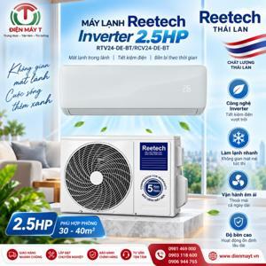 Điều hòa Reetech 24000 BTU 1 chiều Inverter RTV24-DE-A gas R-22