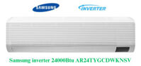 Điều hòa Samsung inverter wind-free 24000Btu AR24TYGCDWKNSV