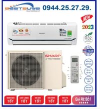 Điều hòa Sharp 12000 BTU 1 chiều Inverter AH-X12XEW gas R-32