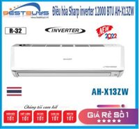 Điều hòa Sharp inverter 12000 BTU AH-X13ZW MỚI 2022