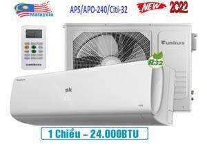 Điều hòa Sumikura 24000 BTU 1 chiều APS/APO-240/Citi gas R-32