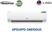 Điều hòa Sumikura 24000BTU 1 chiều APS/APO-240/GOLD Inverter