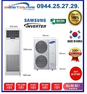 Điều hòa tủ đứng Samsung 36000 BTU 1 chiều Inverter AC036NPDEC/SV gas R-410A