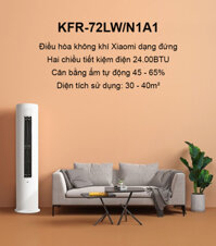 Điều Hòa Tủ Đứng Xiaomi Mijia Inverter 2 chiều KFR-72LW/N1A1 – 3HP (24.000BTU/H)