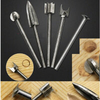 Điêu khắc gỗ - Bộ 5 mũi lũa cán 3mm cao cấp