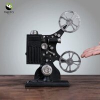 Điêu khắc máy chiếu phim ALISON, Đồ trang trí máy chiếu phim thủ công bằng nhựa, Thời trang cũ Nhẹ tinh tế Mô hình máy chiếu trang trí bàn