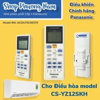 Điều khiển chính hãng cho điều hòa Panasonic model CS-YZ12SKH-8