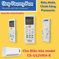 Điều khiển chính hãng Điều hoà Panasonic Model CS-U12VKH-8