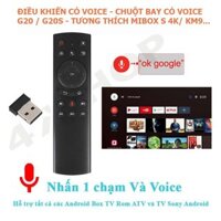 Điều khiển Chuột bay tìm kiếm giọng nói Air Mouse Remote Voice G20 / G20S - Tương thích Mibox 4K, Mibox S, KM6