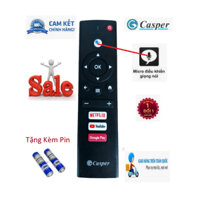 Điều Khiển có giọng nói TV Casper 3 nút ngang- Hàng mới chính hãng