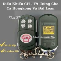 Điều Khiển Cửa Cuốn CH-F9 Đa Năng Sóng 365 mhz Dùng cho cả CH Hongkong Và CH Đài Loan.