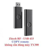 Điều khiển cửa cuốn thông minh Zitech RF - USB 433 Mhz học lệnh trực tiếp từ remote mã gạt, mã cố định, khoảng cách 100m