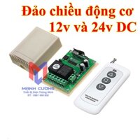 Điều khiển đảo chiều động cơ từ xa từ 5v-30v, 12v điều khiển mua thêm